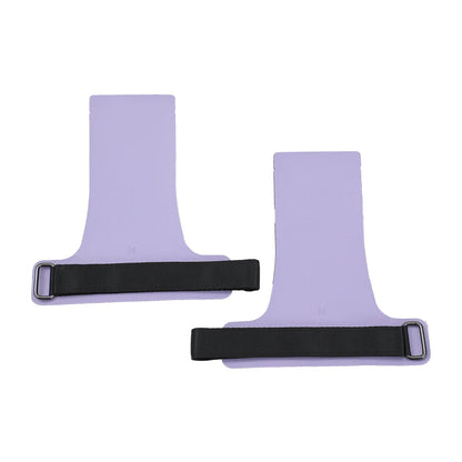 A Pair of Carbon Straight No Finger Hole Hand Grips for Crossfit Pull Ups Cross Training Gymnastics, Palm Protetor