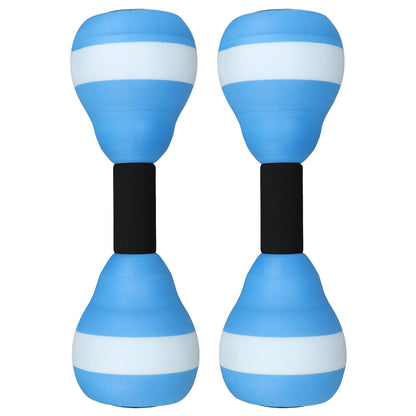Pool Dumbbells 1 Pair Aquatic Dumbbells EVA Floating Water Dumbbells Aerobic Exercise Fitness Equipment for Kids Water Dumbbells