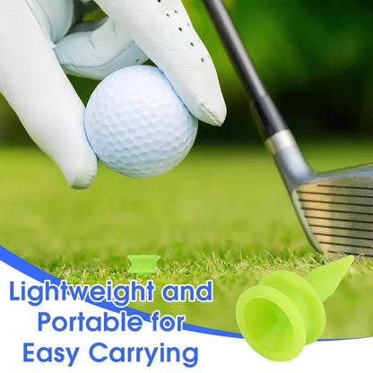 100Pcs/Pack Professional Golf Tees 25MM 0.98' Castle Green Golfer Accessory Plastic Golf Tees Perfect For Teeing The Ball