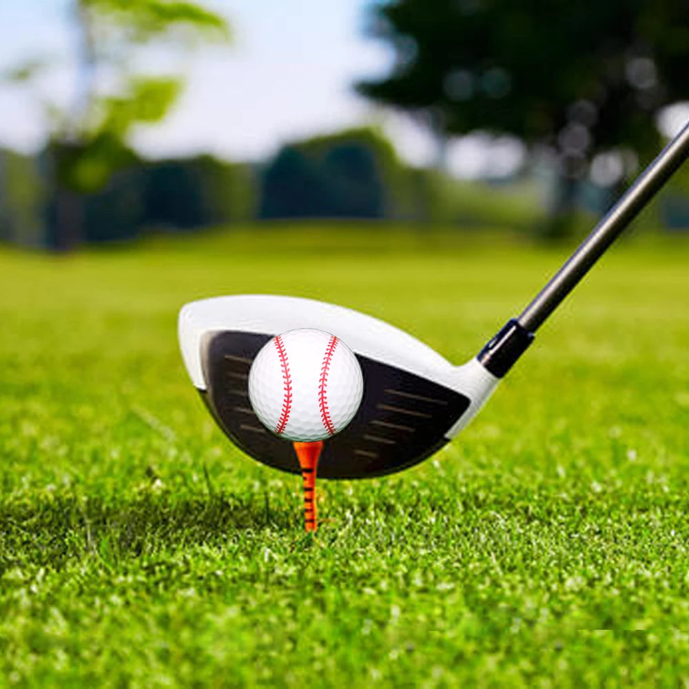1Pcs Double Golf Balls Training Sports Gift Practice Driving Range Novelty Fun for Golfer Childrens Colored Cartoon Cute Indoor