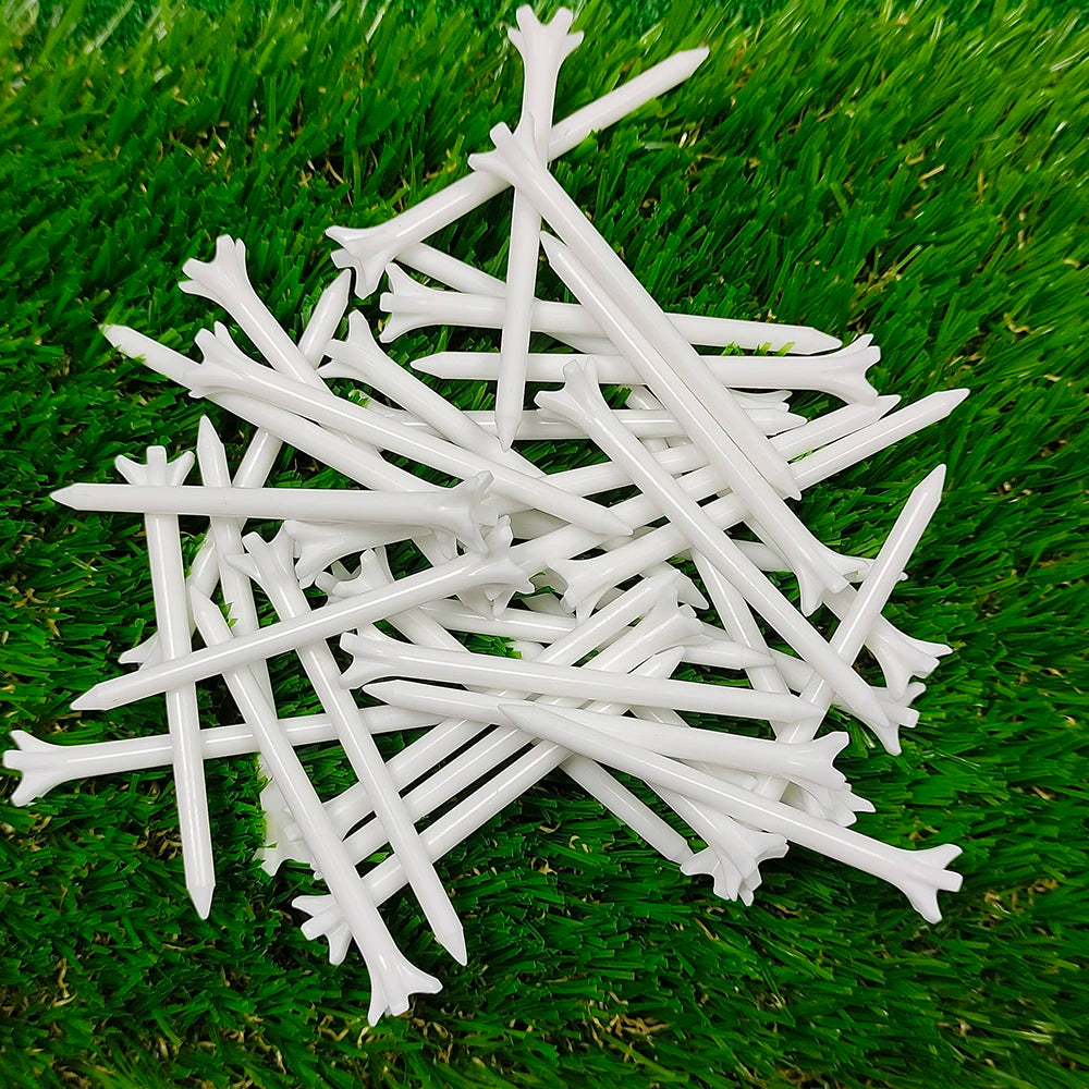 40 Pack Plastic Golf Tee Set 2-3/4'' Unbreakable Golf Tees Improved Durability Reduced Friction and Increased Drive Distance