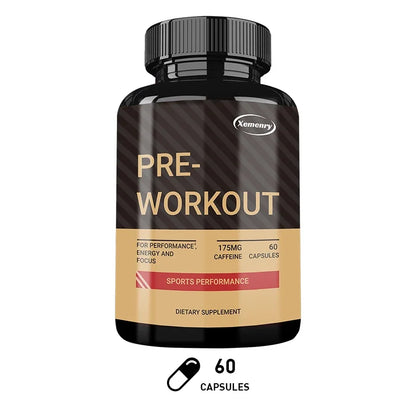 Pre-Workout Supplement - Muscle Building, Endurance Support, Heart Health, Circulation