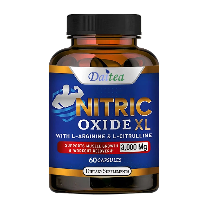 Super Nitric Oxide - Helps Improve Workout Performance, Muscle Growth and Strengthening, Physical Fitness