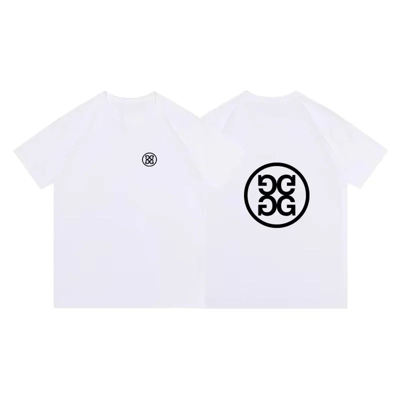 2025 New T-shirt Golf T-shirt Cotton Loose Couple Short-sleeved Korean Summer Short-sleeved Top for Men and Women