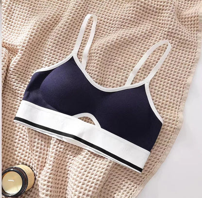 Sports Bra For Women With Small Breasts, Push-up Bra For Beautiful Back, Showing Large Breasts, Shock-proof Bra Without Rims