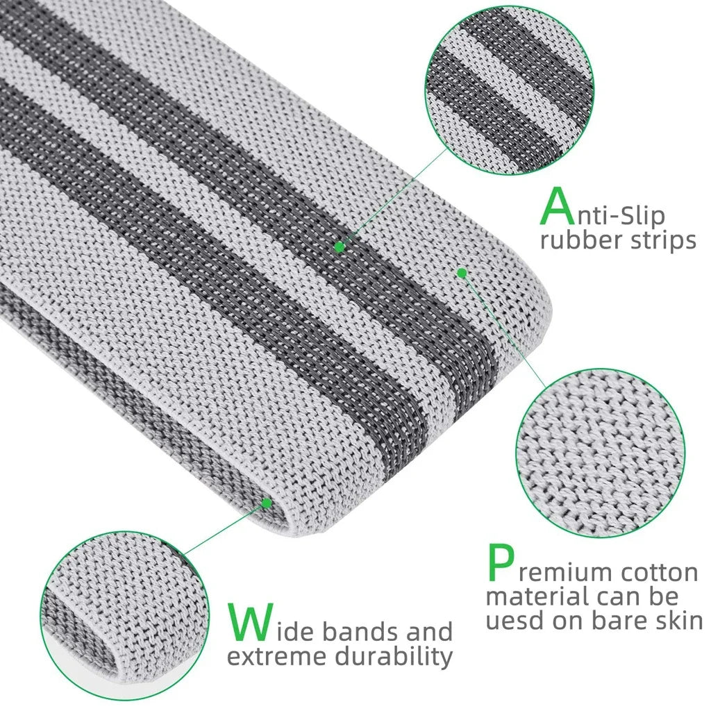 WOSWEIR Elastic Resistance Bands Set for Workout