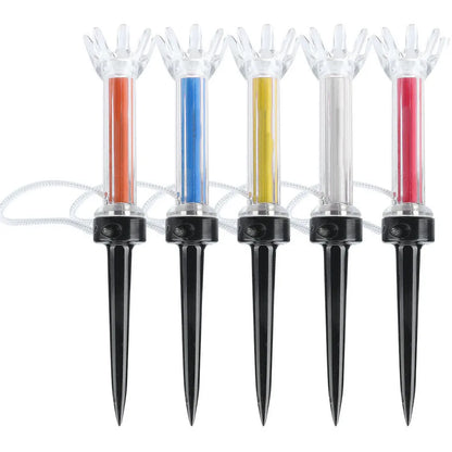 79mm/90mm 5pcs golf Tees With Original package Plastic Step Down Golf Ball tee Holder Local Ret Golf Training Practice tees