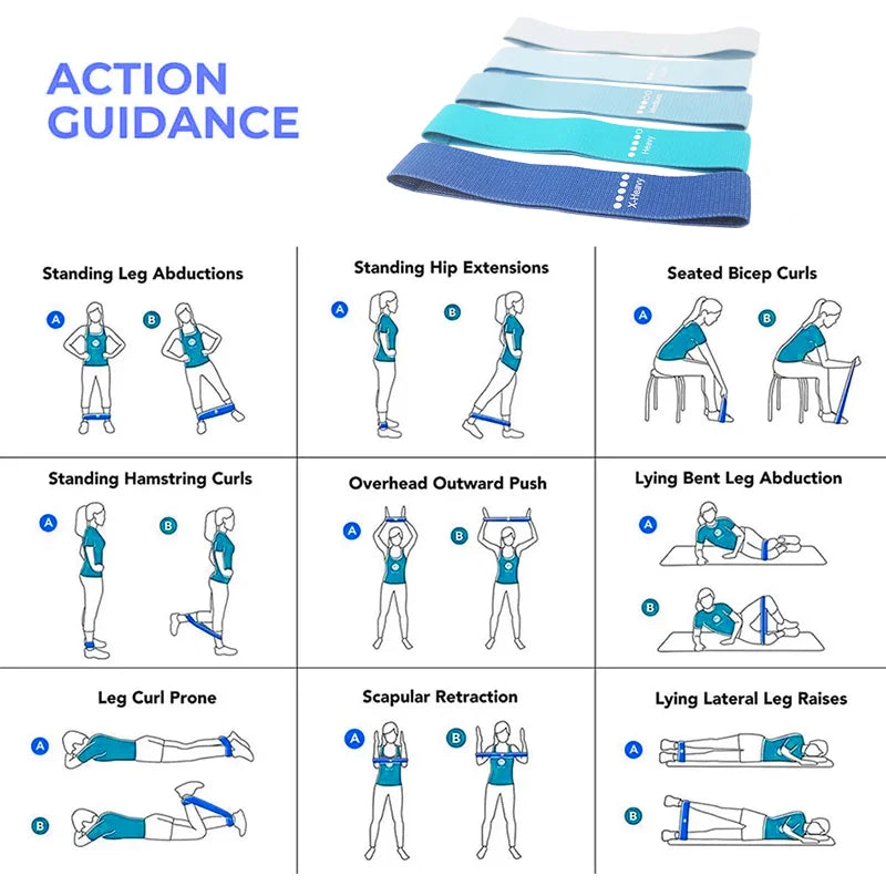 Fitness Elastic Resistance Bands Home training yoga sport resistance bands Stretching Pilates Crossfit Workout Gym Equipment