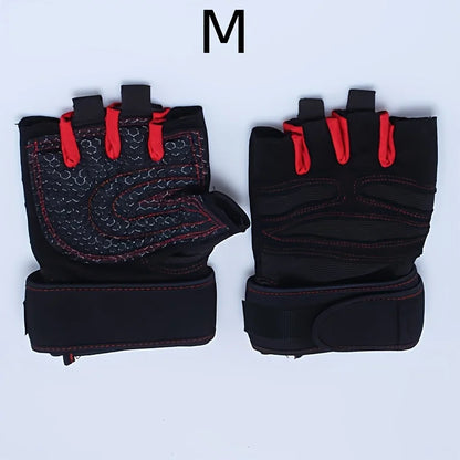 Gym Gloves for Men Women Fitness Weight Lifting Wristband Gloves Body Building Training Sports Exercise Cycling Glove Shockproof