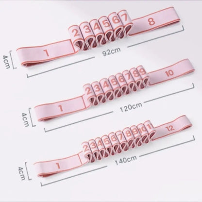 8/10/12 Grid Yoga Resistance Band Elastic Crossfit Exercise Fitness Resistance Bands Yoga Training Textile Cotton