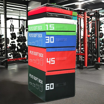 Custom Wholesale Gym Equipment Professional Plyo Soft Boxes Custom Fitness Adjustable Height Step Trainer Plyometric Jump Box
