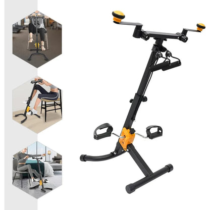 Foldable Pedal Exerciser Bike – Adjustable Rehab Fitness for Seniors