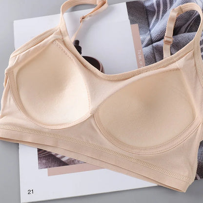 Kids Bras Young Girls Underwear Teenage Training Bras Cotton Kids Brassiere Tube Tops Girl's Sport Bras 10-18 Years