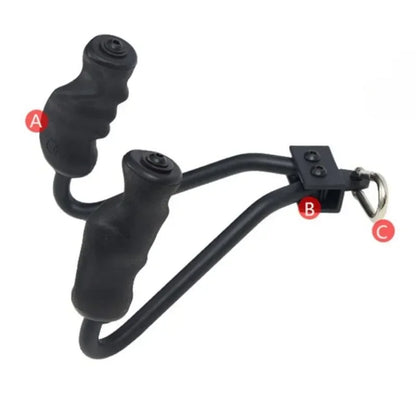 Gear Rowing Handle Fitness Crossfit Grips Weights Training Bicep Deltoid Workout Handles Gym Equipment Accessories