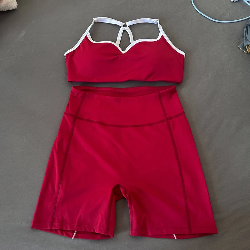 Tie-dye yoga suit long-sleeved hip-lifting trousers fitness clothes hollow seamless training sportswear yoga set sport set women