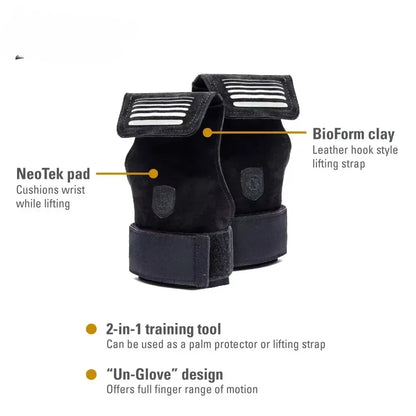 Grips Pro Wrist Straps for Weightlifting  Wrist Support  Alternative Neoprene for Best Training Accessory