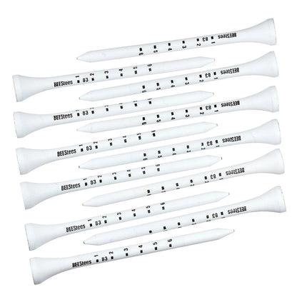 50pcs Premium Wooden Golf Tees with Height Markers - Non-slip Design for Perfect Ball Position Durable Golf Accessories