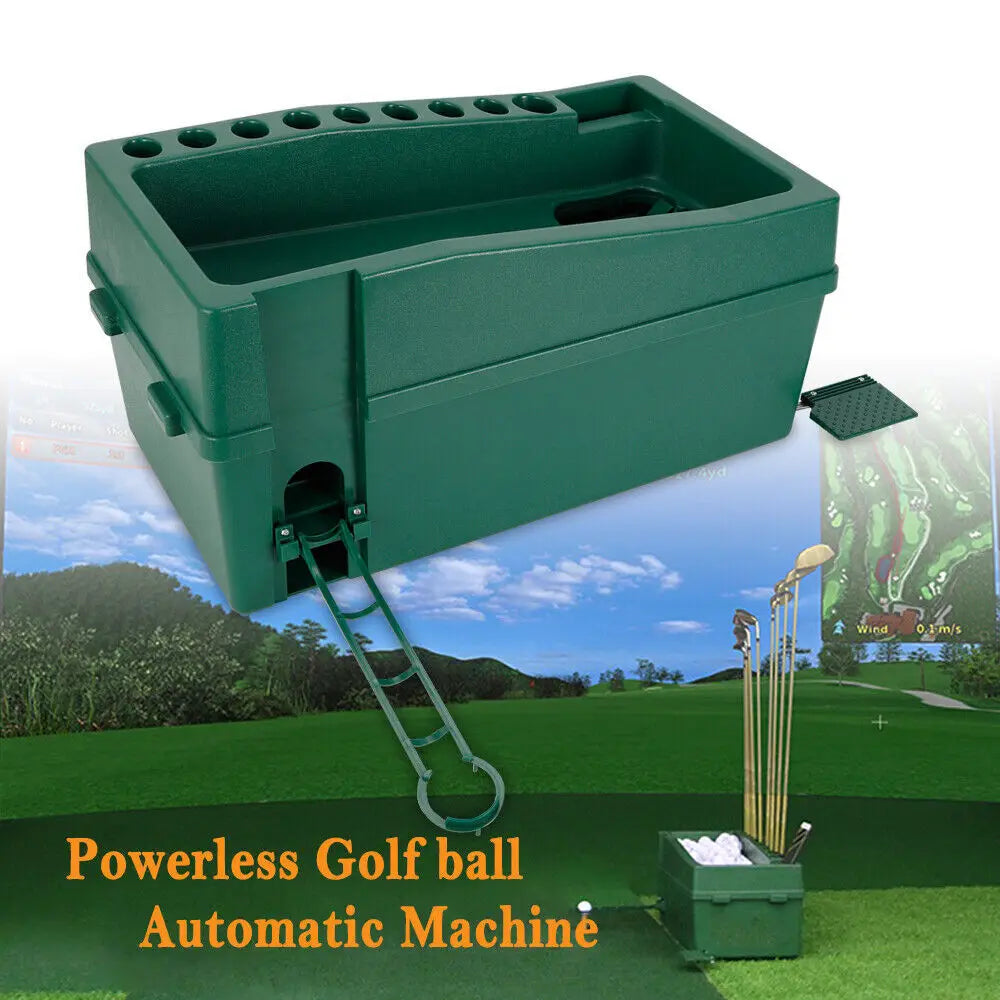 Golf Automatic Ball Dispenser with Cue Holder