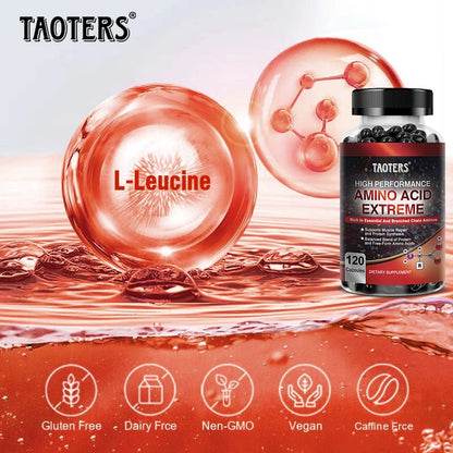 Advanced Bodybuilding Amino Acid Capsules- Helps Increase Strength, Endurance, Protein Synthesis, Build Muscle Mass, Abs, Energy