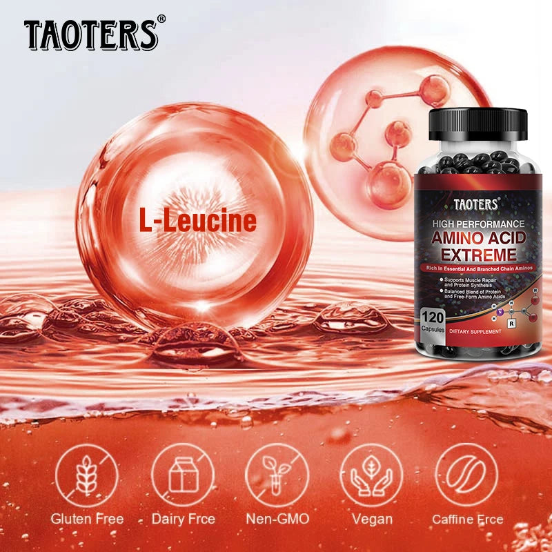 Advanced Bodybuilding Amino Acid Capsules- Helps Increase Strength, Endurance, Protein Synthesis, Build Muscle Mass, Abs, Energy