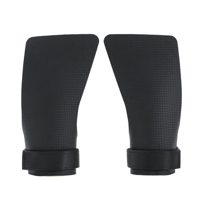 A Pair of Kevlar Rubber NO-hole Hand Grips for Crossfit Pull-ups Cross Training Gymnastics WODS, Palm Protector