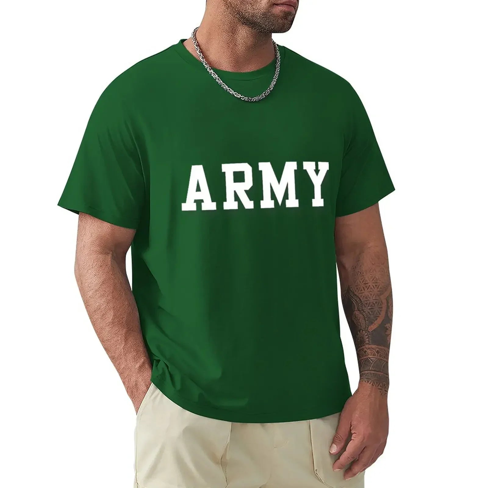 tees hippie clothes funnys mens t shirt graphic ARMY - Cal Robertson Zero Day T-Shirt  clothes sweat men clothings streetwear