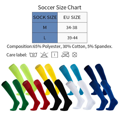 Football Accessories Black White Soccer Socks For Men Teenages Kids Over The Calf Baseball Rugby Athletic Sock