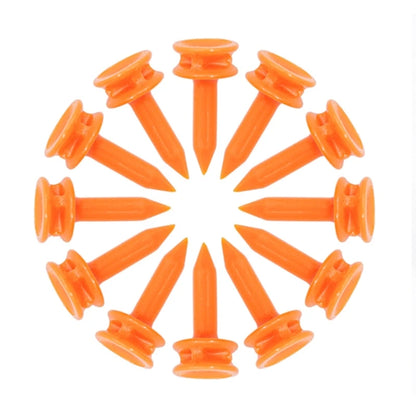 100Pcs 25mm Plastic Castles Golf Tees Sport Double Deck Golf Tees Replacement Short Golf Tees for Golfers Easy to Use