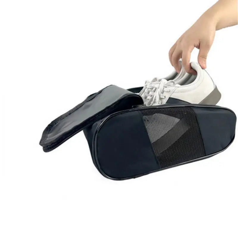 Portable Golf Shoe Bag Oxford Cloth Shoe Carrier Bags Breathable Lightweight Golf Handbag Dustproof Football Tennis Shoe Bag