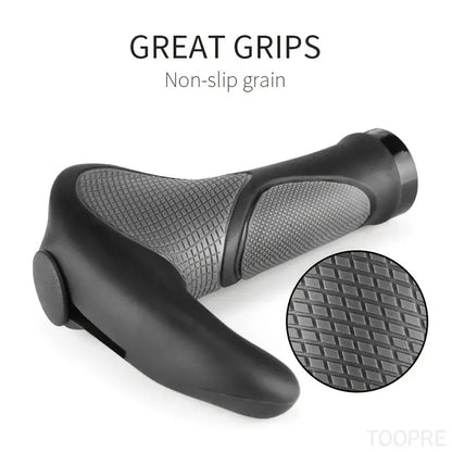 1 Pc Comfortable Bike Handlebar Grips - Ergonomic Design for Reduced Hand Fatigue and Improved Control - Ideal Bicycle Accessori