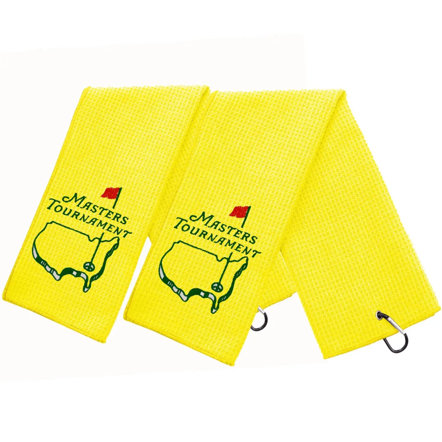 2 Count Great Christmas Golf Gifts | Funny Embroidered Golf Towels for Golf Bags | Golf Gifts for Men Golf Stuff |