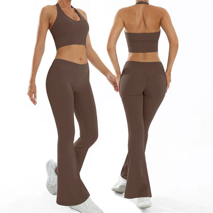 Sport Bra Gym Leggings Set Women's Tracksuit Yoga Clothing Dance Sport Set Female Training Suit for Fitness