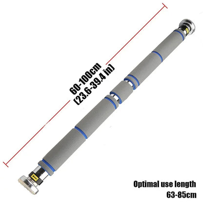 200kg Adjustable Door Horizontal Bars Exercise Home Workout Gym Chin Up Pull Up Training Bar Sport Fitness Equipment