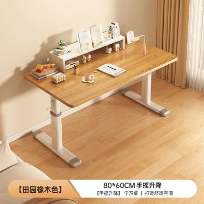 Modern Computer Standing Desk, Adjustable Height Electric Sit Stand Up Down student study Table, 47 Inch Ergonomic Rising Desks