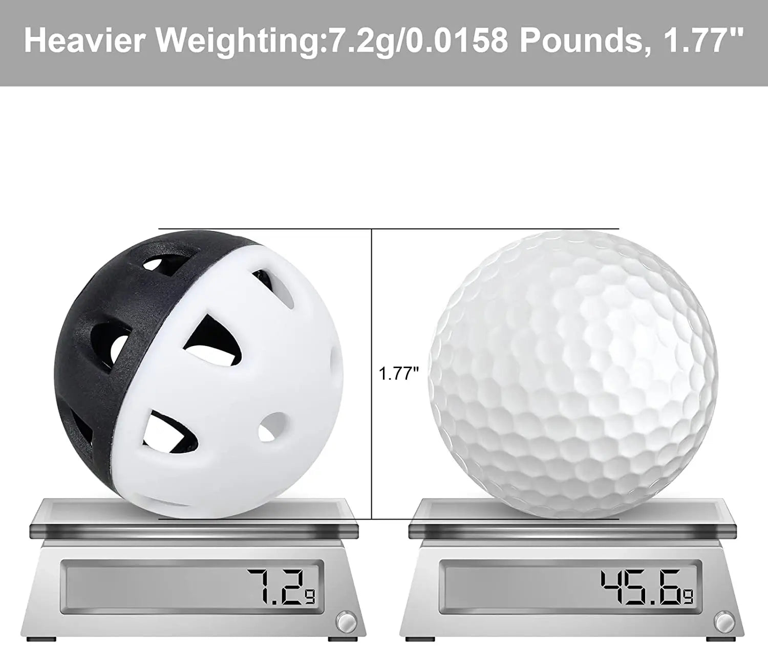 12Pcs Soft Practice Golf Balls Limited Flight Golf Balls for Backyard Driving - Realistic Feel Training Balls Golf Supplies