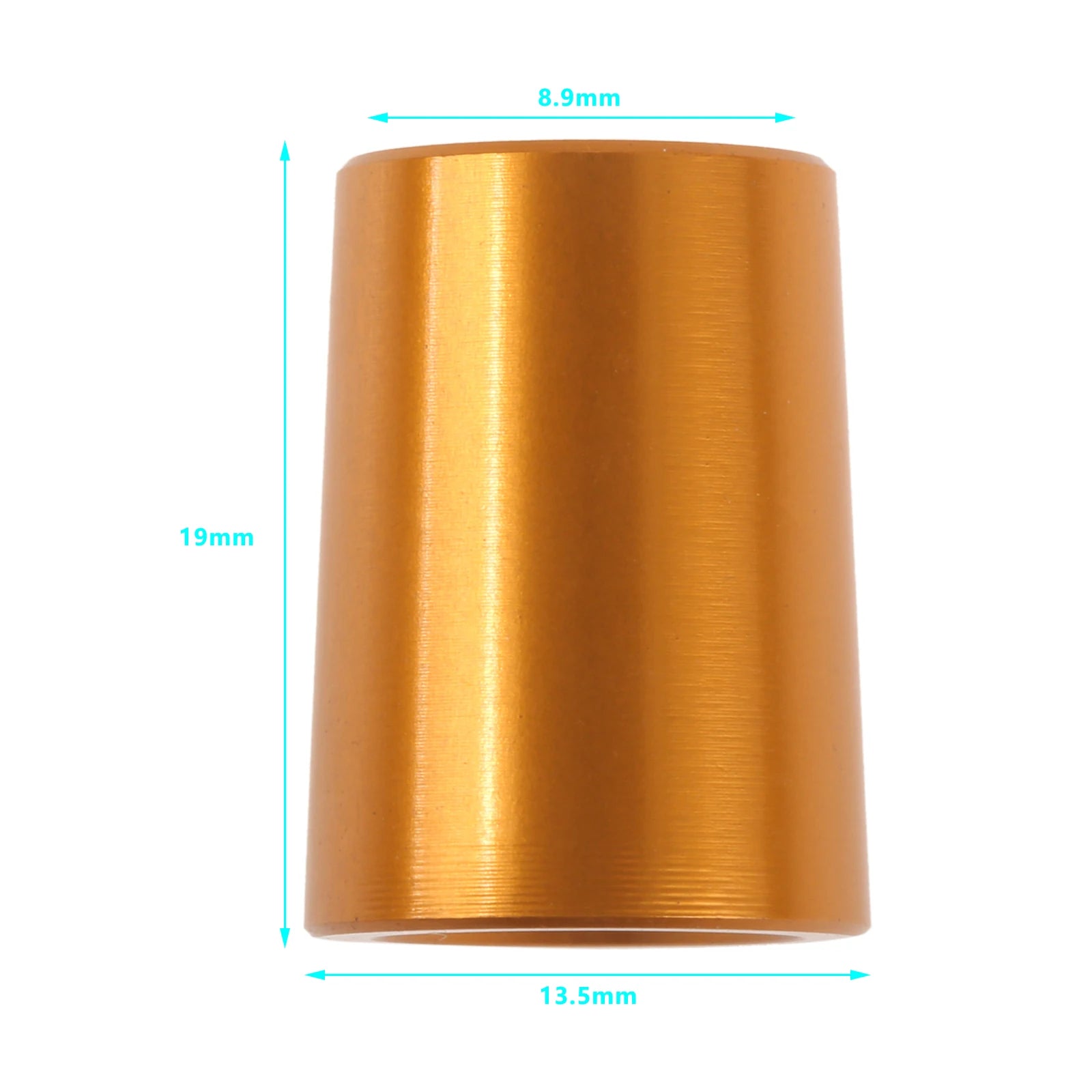 10Pcs Aluminum Alloy Golf Ferrules for 0.335,0.350,0.370 Tip Irons Shaft Adapter Sleeve Ferrules Club Shaft Ball Connection Ring