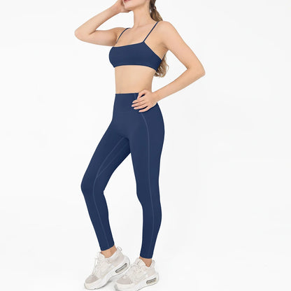 2 Pieces Yoga Set Women Gym Tracksuit Sport Bras Fitness Leggings Outfits Workout Suits Ladies Training Clothes Sets Sportwear