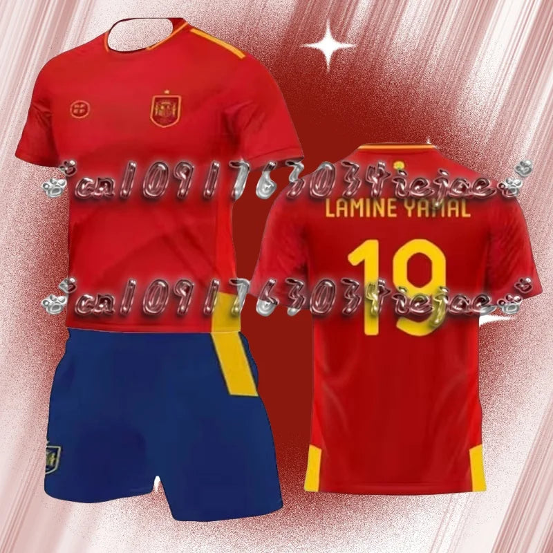 2025 summer new children's sports set to men's and women's sports clothing men's and women's soccer set leisure children's sport