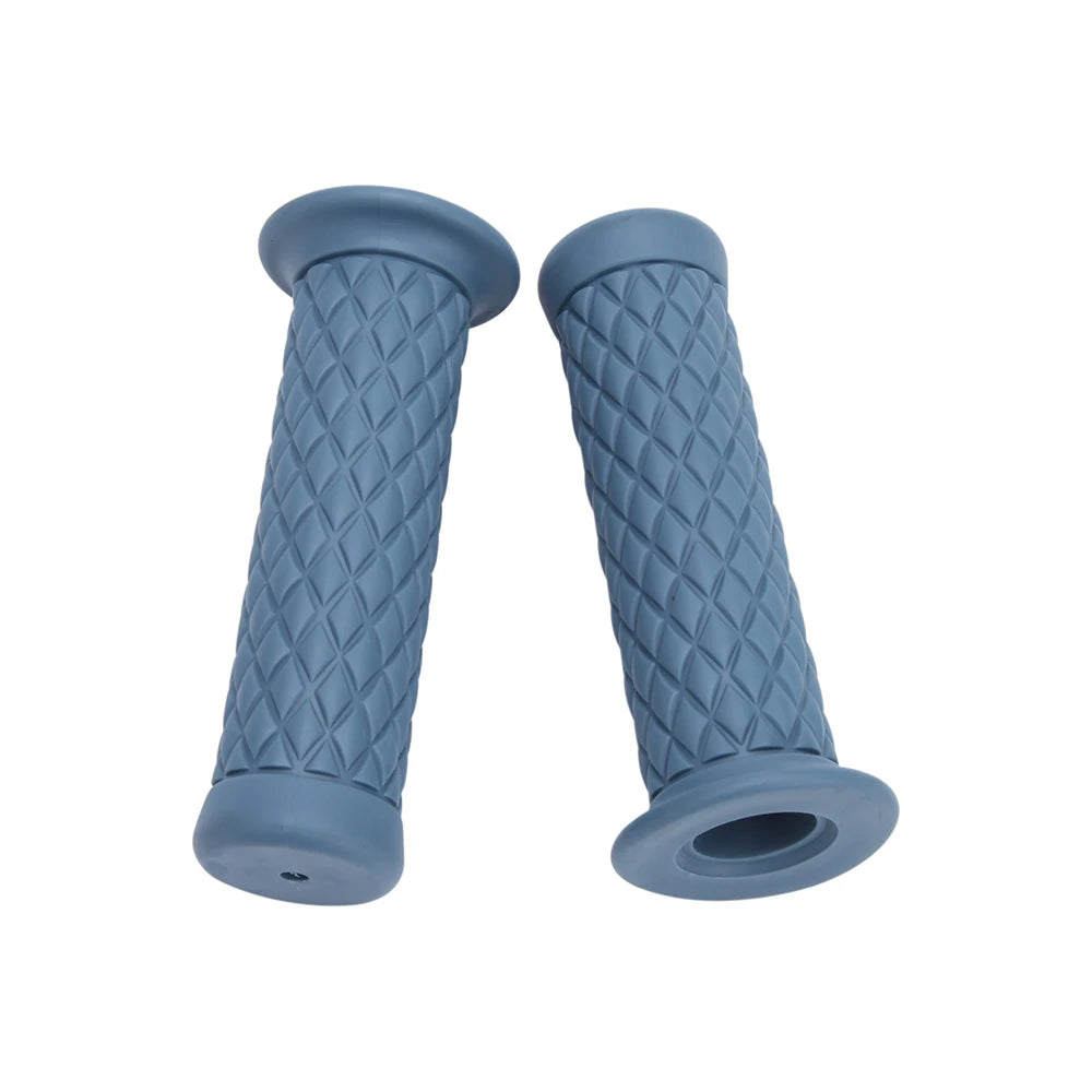 7/8" 22mm 24mm Retro Motorcycle Hand Grips Universal Non-slip Rubber Handlebar Grips for Moto Scooter Motocross Motorbike Grips