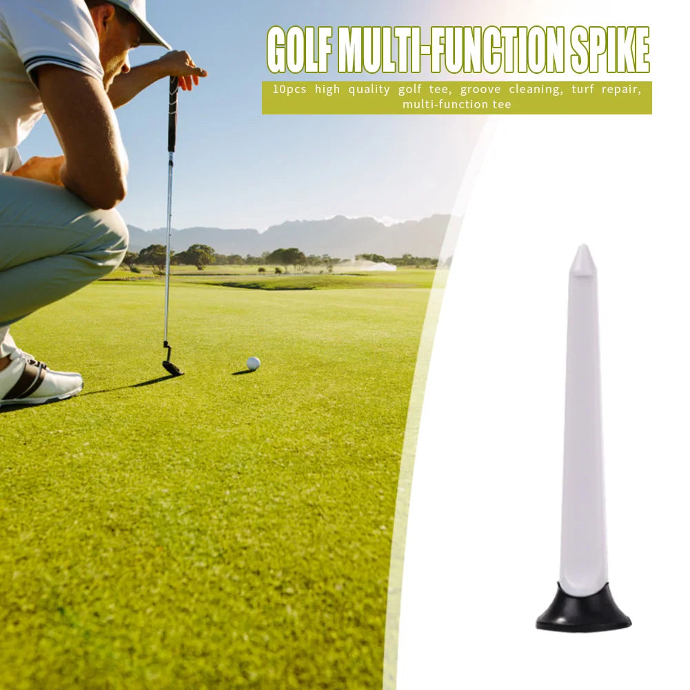 Golf Tees Training Ball Holder Kit for Outdoor Exercise - Durable Plastic and Rubber Tee for Increased Distance