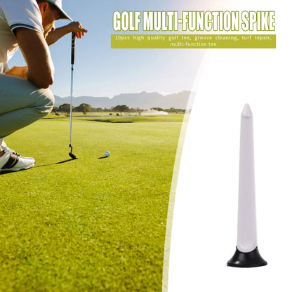 Golf Tees Training Ball Holder Kit for Outdoor Exercise - Durable Plastic and Rubber Tee for Increased Distance