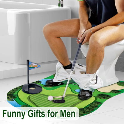 A Set of Five Toilet Golf Balls, A Fun and Leisure Golf Ball Set for The Toilet, Perfect As A Gift for Dad or Boyfriend.