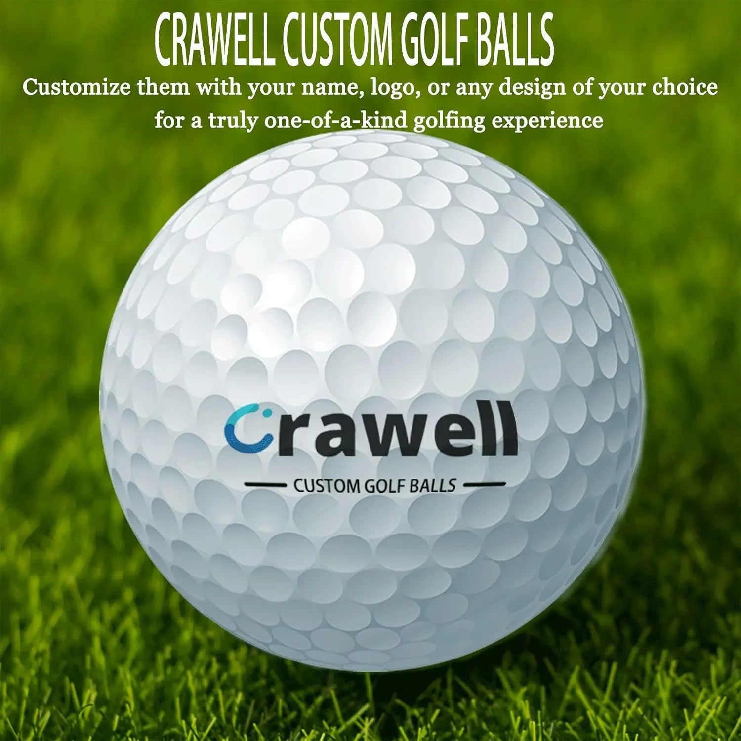 Personalized Golf Balls,Custom Golf Balls for Men,Customized Text or Logo Image Upload Golf Balls Printed - Gifts for Men