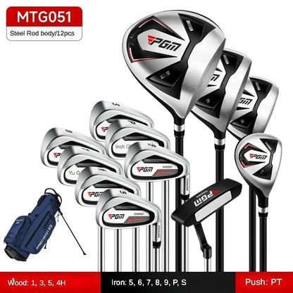 PGM Men's Golf Clubs Sets Right Left  Handded Complete Beginner's Full Golf Set 9/12 Branch High Fault Tolerance Golf Supplies