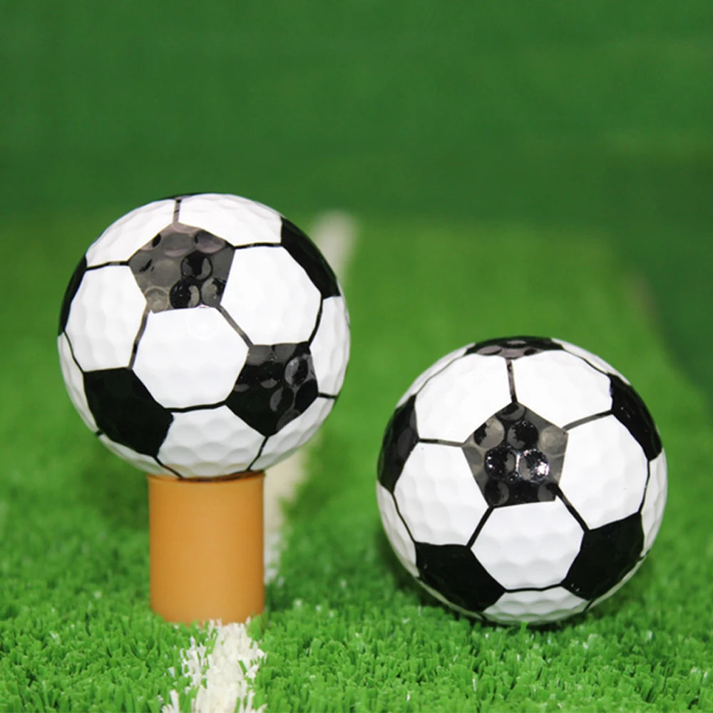 1Pcs Double Golf Balls Training Sports Gift Practice Driving Range Novelty Fun for Golfer Childrens Colored Cartoon Cute Indoor