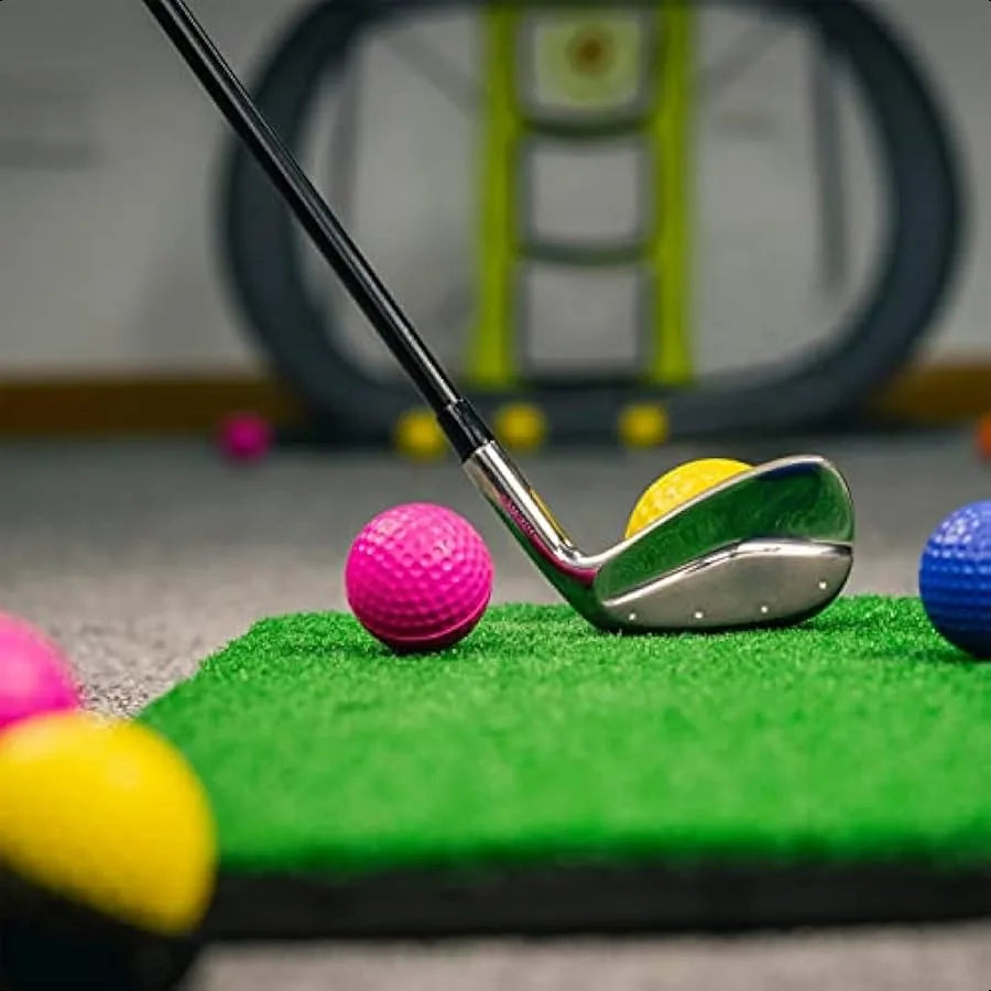 JAYA Foam Golf Practice Balls 24 Pack or 12 Pack Realistic Feel and Limited Flight Soft for Indoor or Outdoor Training