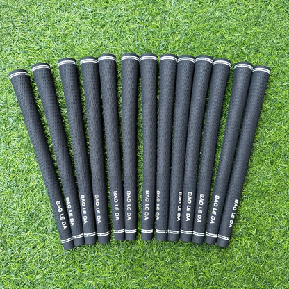 13pcs in a pack, premium golf grip, round golf grip, rubber golf grip, round golf grips, iron golf grip, iron grips