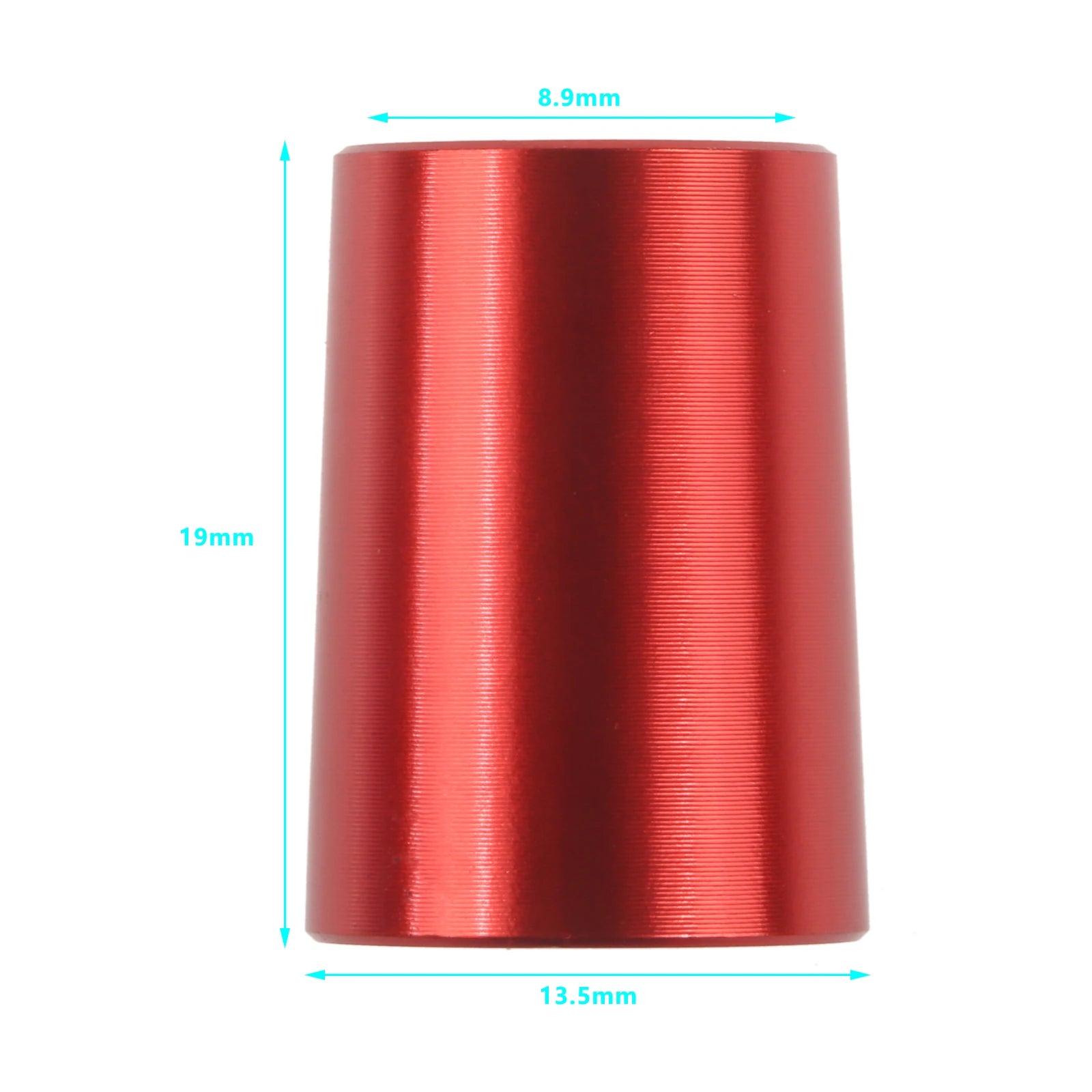 10Pcs Aluminum Alloy Golf Ferrules for 0.335,0.350,0.370 Tip Irons Shaft Adapter Sleeve Ferrules Club Shaft Ball Connection Ring