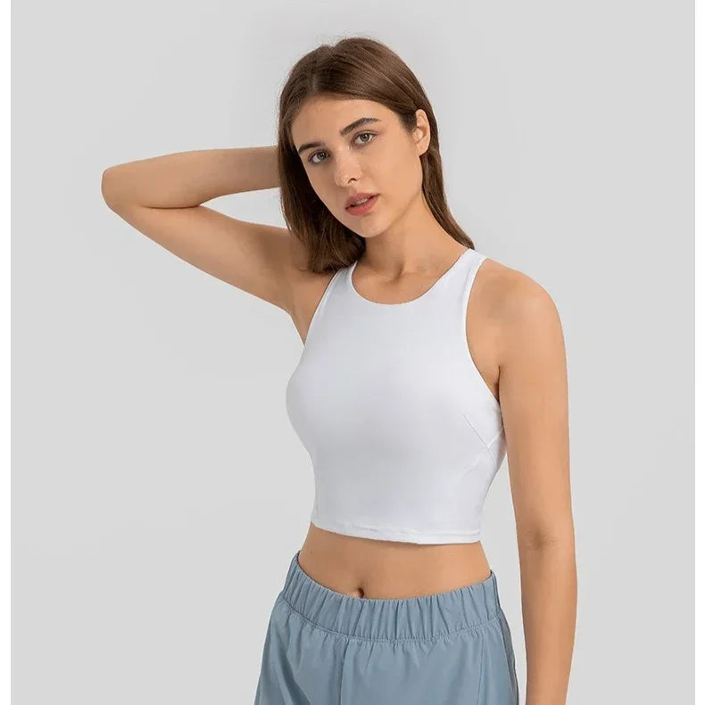 Yoga Clothing with Super Shock Resistance and No Awkward Fixation Sports Underwear Fitness Running Bra No Steel Ring Vest