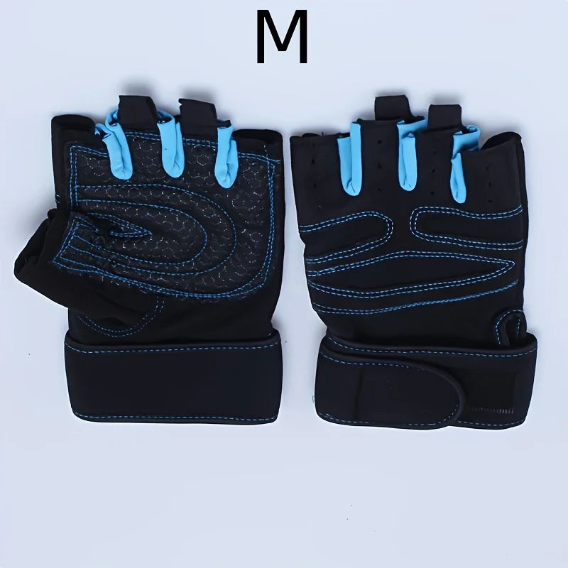 Gym Gloves for Men Women Fitness Weight Lifting Wristband Gloves Body Building Training Sports Exercise Cycling Glove Shockproof